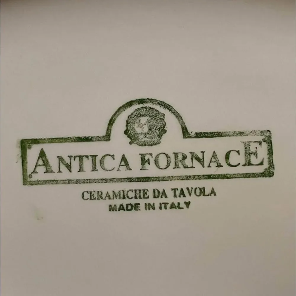 Antica Fornace Very Large Ceramic Serving Dish w/Colorful Design Made In Italy